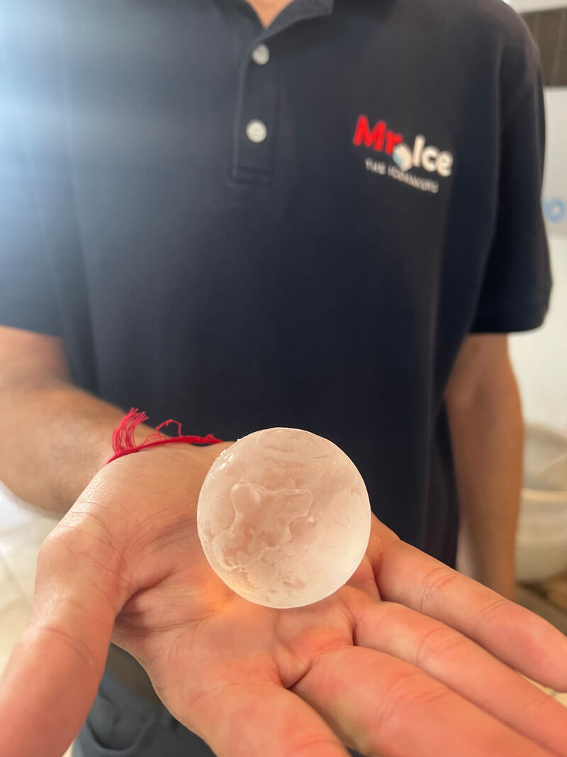 Mr Ice Eiskugel für Whisky